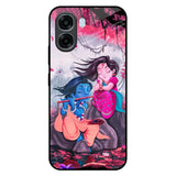 Radha Krishna Art Oppo A6x 5G Glass Back Cover Online