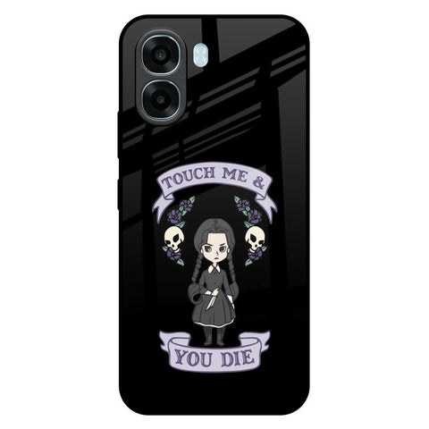 Touch Me & You Die Oppo A6x 5G Glass Back Cover Online