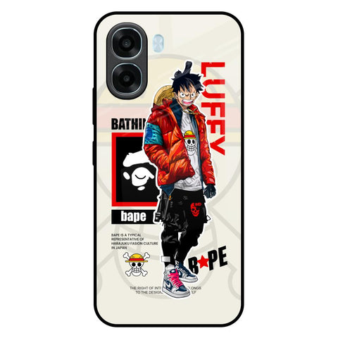 Bape Luffy Oppo A6x 5G Glass Back Cover Online