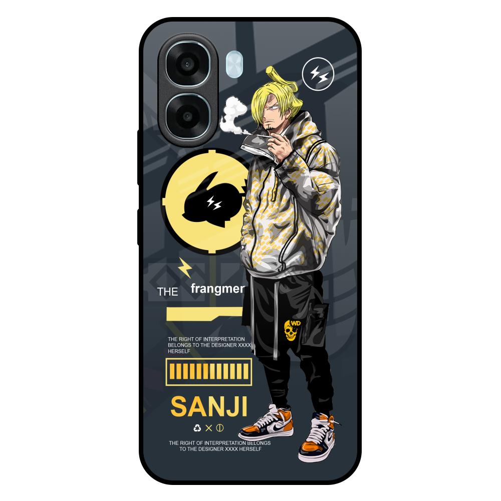 Cool Sanji Oppo A6x 5G Glass Back Cover Online