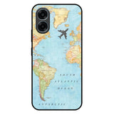 Travel Map Oppo A6x 5G Glass Back Cover Online