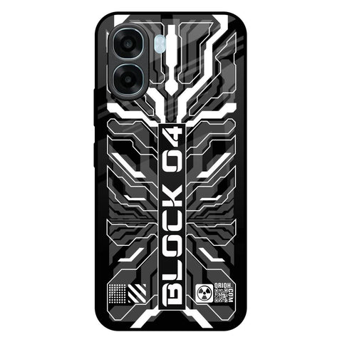 Monochrome Magic Oppo A6x 5G Glass Back Cover Online