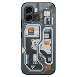 Retro Futuristic Oppo A6x 5G Glass Back Cover Online