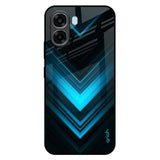 Vertical Blue Arrow Oppo A6x 5G Glass Back Cover Online
