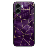 Geometric Purple Oppo A6x 5G Glass Back Cover Online