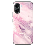 Diamond Pink Gradient Oppo A6x 5G Glass Back Cover Online