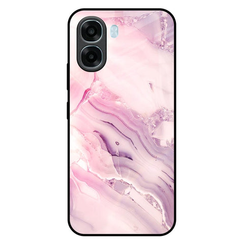 Diamond Pink Gradient Oppo A6x 5G Glass Back Cover Online