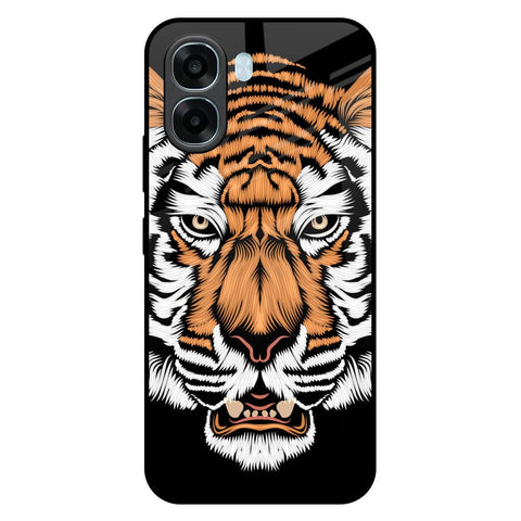 Angry Tiger Oppo A6x 5G Glass Back Cover Online