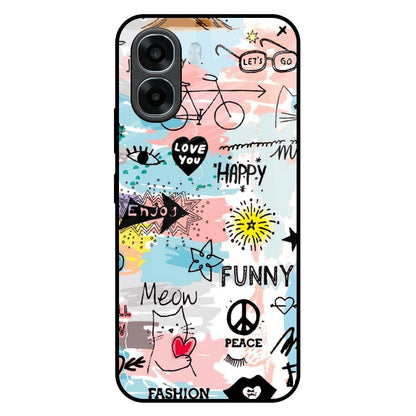 Just For You Oppo A6x 5G Glass Back Cover Online