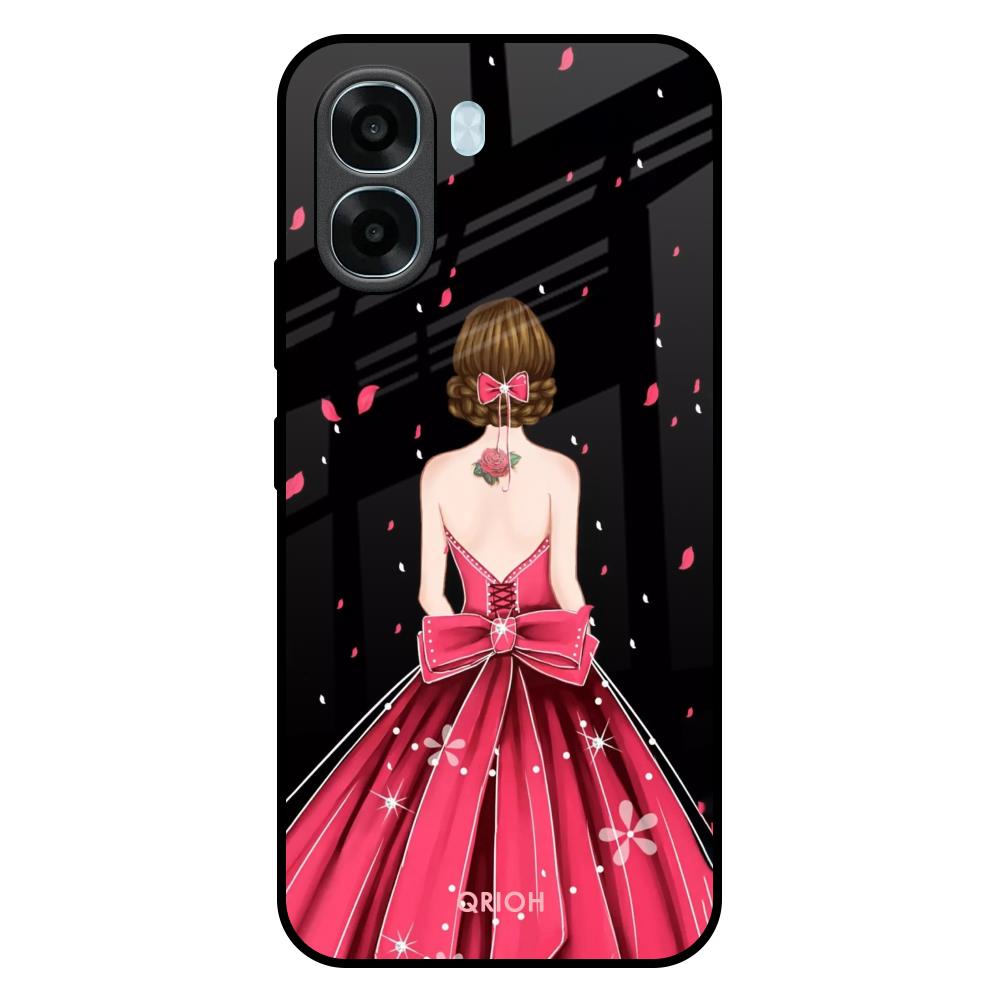 Fashion Princess Oppo A6x 5G Glass Back Cover Online