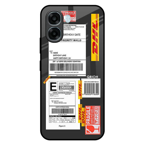 Cool Barcode Label Oppo A6x 5G Glass Back Cover Online