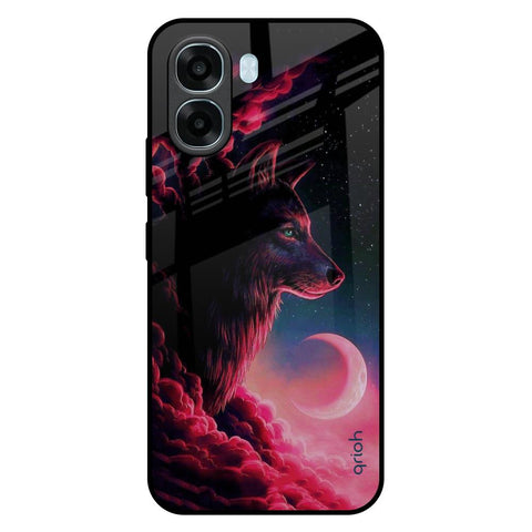 Moon Wolf Oppo A6x 5G Glass Back Cover Online