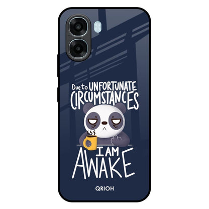 Struggling Panda Oppo A6x 5G Glass Back Cover Online