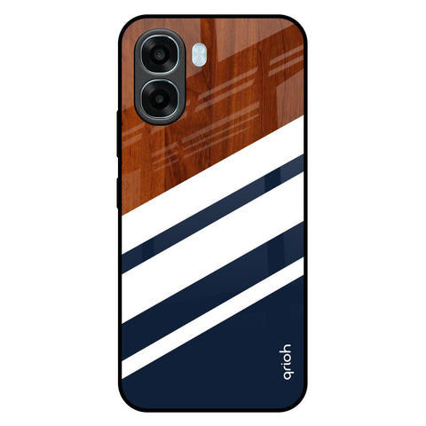 Bold Stripes Oppo A6x 5G Glass Back Cover Online