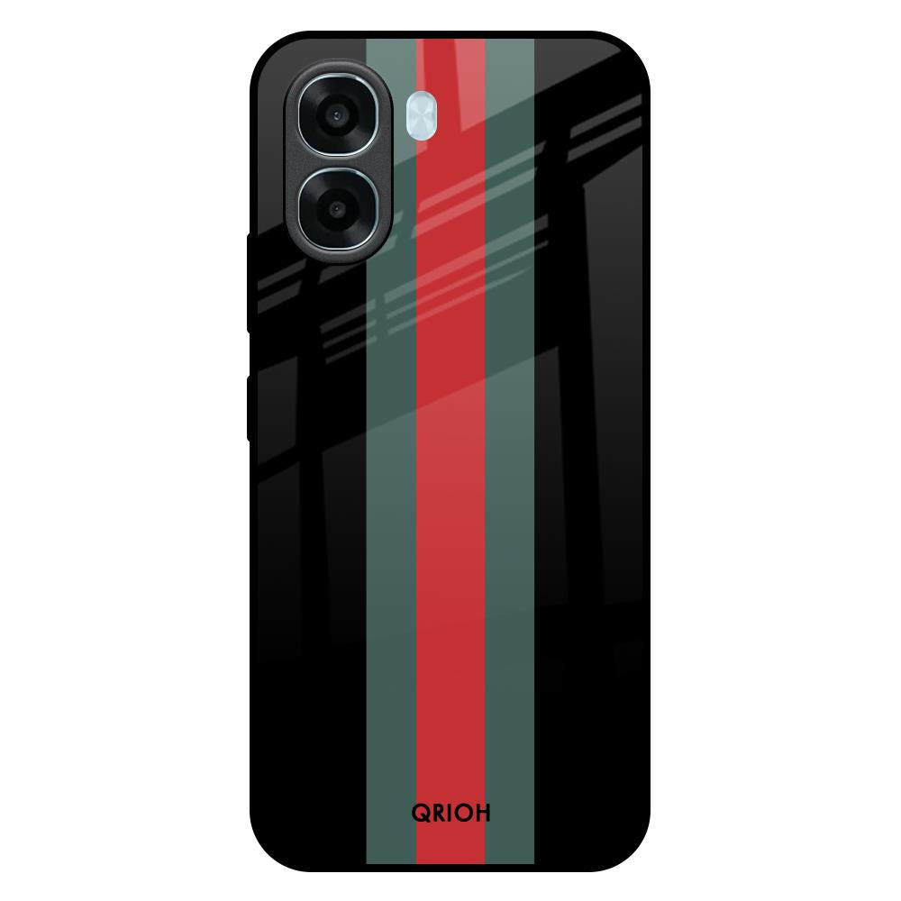 Vertical Stripes Oppo A6x 5G Glass Back Cover Online