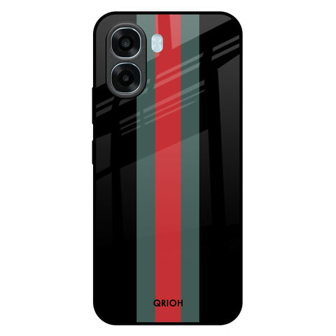 Vertical Stripes Oppo A6x 5G Glass Back Cover Online