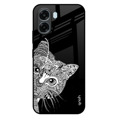 Kitten Mandala Oppo A6x 5G Glass Back Cover Online