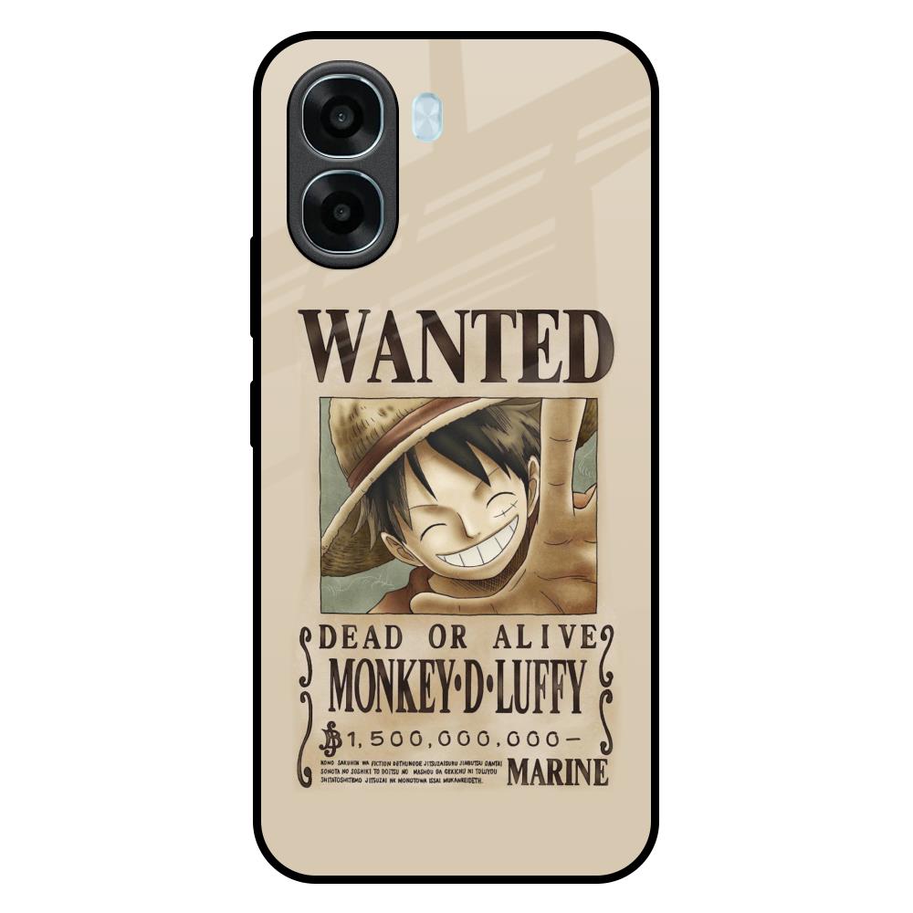 Luffy Wanted Oppo A6x 5G Glass Back Cover Online