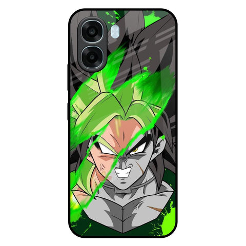 Anime Green Splash Oppo A6x 5G Glass Back Cover Online