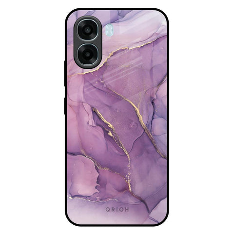 Purple Gold Marble Oppo A6x 5G Glass Back Cover Online