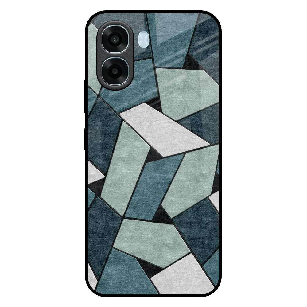 Abstact Tiles Oppo A6x 5G Glass Back Cover Online