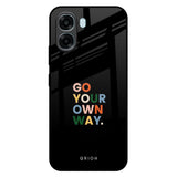 Go Your Own Way Oppo A6x 5G Glass Back Cover Online