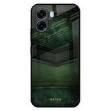 Green Leather Oppo A6x 5G Glass Back Cover Online