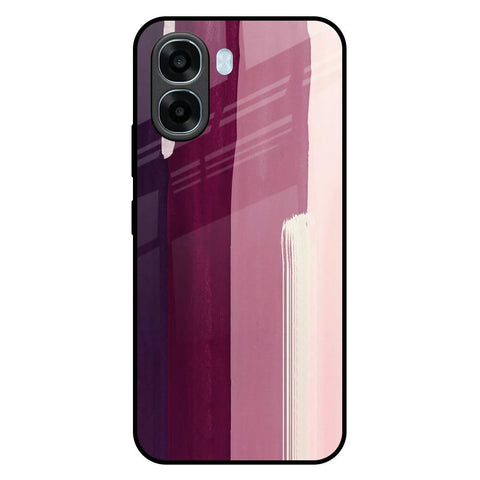 Brush Stroke Art Oppo A6x 5G Glass Back Cover Online