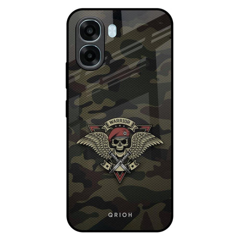 Army Warrior Oppo A6x 5G Glass Back Cover Online