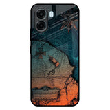 Geographical Map Oppo A6x 5G Glass Back Cover Online