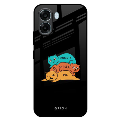 Anxiety Stress Oppo A6x 5G Glass Back Cover Online