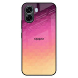Geometric Pink Diamond Oppo A6x 5G Glass Back Cover Online