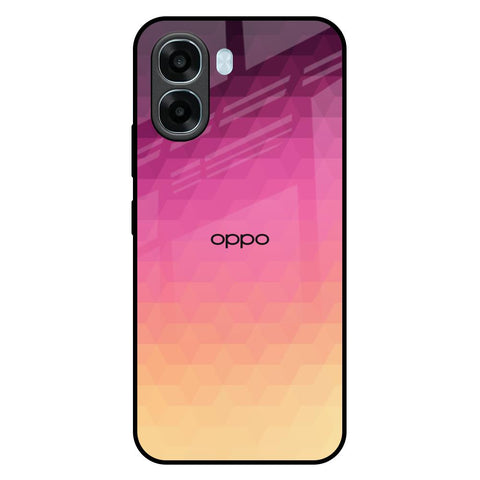 Geometric Pink Diamond Oppo A6x 5G Glass Back Cover Online