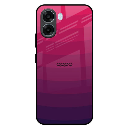 Wavy Pink Pattern Oppo A6x 5G Glass Back Cover Online