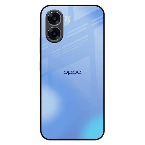 Vibrant Blue Texture Oppo A6x 5G Glass Back Cover Online
