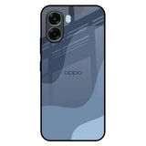 Navy Blue Ombre Oppo A6x 5G Glass Back Cover Online