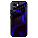Blue Ring Light Oppo A6x 5G Glass Back Cover Online