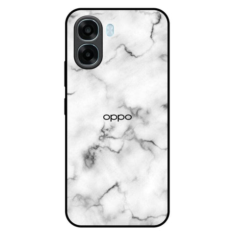 Satin White Marble Oppo A6x 5G Glass Back Cover Online