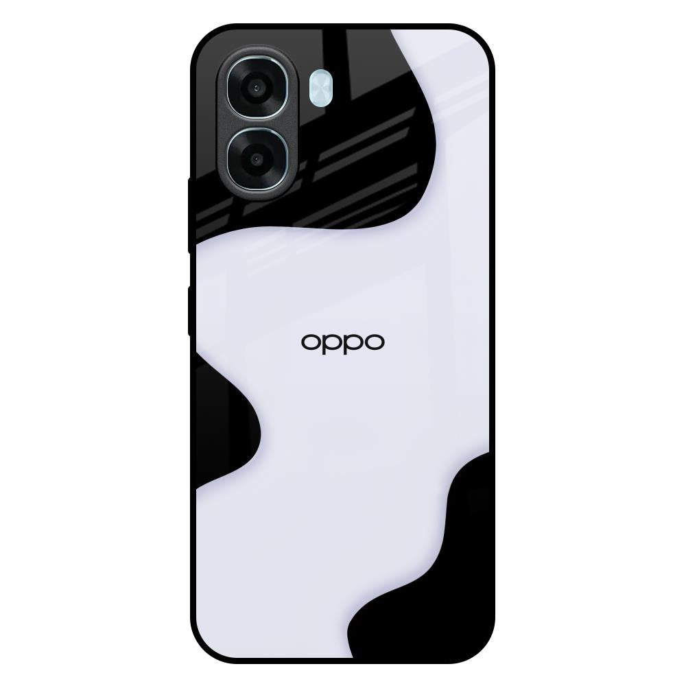 Wheat Cream Wavy Oppo A6x 5G Glass Back Cover Online