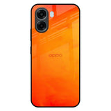 Tangy Orange Oppo A6x 5G Glass Back Cover Online
