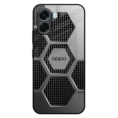 Hexagon Style Oppo A6x 5G Glass Back Cover Online