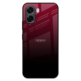 Wine Red Oppo A6x 5G Glass Back Cover Online