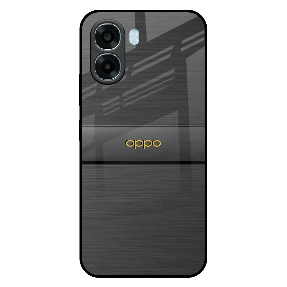 Grey Metallic Glass Oppo A6x 5G Glass Back Cover Online