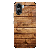 Wooden Planks Oppo A6x 5G Glass Back Cover Online