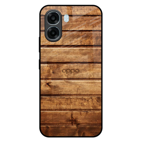 Wooden Planks Oppo A6x 5G Glass Back Cover Online