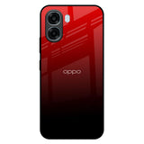 Maroon Faded Oppo A6x 5G Glass Back Cover Online