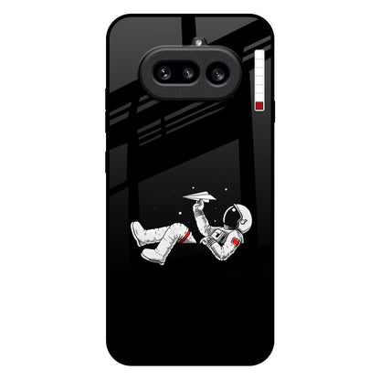 Space Traveller Nothing Phone 4a 5G Glass Back Cover Online