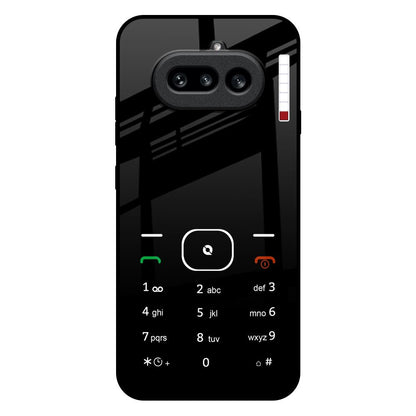 Classic Keypad Pattern Nothing Phone 4a 5G Glass Back Cover Online