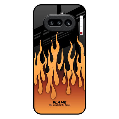 Fire Flame Nothing Phone 4a 5G Glass Back Cover Online