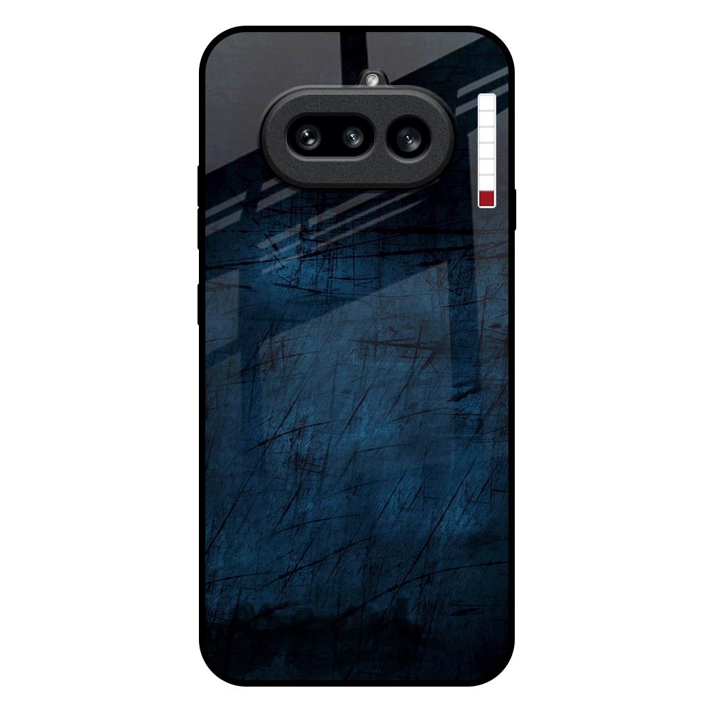 Dark Blue Grunge Nothing Phone 4a 5G Glass Back Cover Online